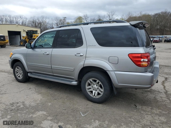 2004 Toyota Sequoia Limited with VIN 5TDBT48A24S215547, listed as a Copart auction lot 53239665 with 155,540 mi miles and Clean Title. Bid and sale history available at carsss.com. Image 2.