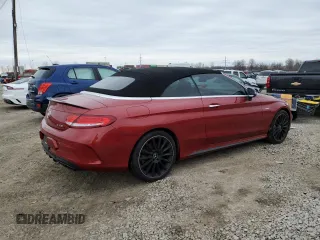 2018 Mercedes-Benz C 43 AMG with VIN WDDWK6EB5JF677695, listed as a Copart auction lot 43437935 with 59,768 mi miles and Salvage title. Bid and sale history available at DreamBid. Image 3.