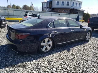 2008 Lexus LS 460 L with VIN JTHGL46F385020961, listed as a Copart auction lot 52156065 with 169,933 mi miles and Clean title. Bid and sale history available at DreamBid. Image 3.