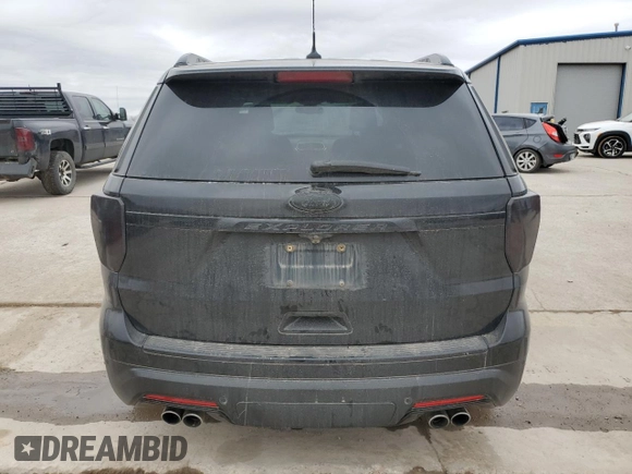 2018 Ford Explorer Sport with VIN 1FM5K8GT3JGB42670, listed as a Copart auction lot 45348975 with 165,119 mi miles and Salvage title. Bid and sale history available at DreamBid. Image 6.