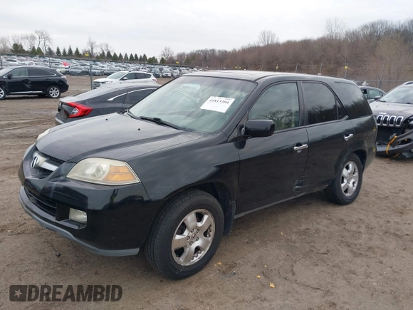 2005 Acura MDX with VIN 2HNYD18235H528356, listed as a IAAI auction lot 41815304 with 170,385 mi miles. Bid and sale history available at carsss.com. Image 17.