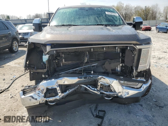 2022 Ford F-150 XL with VIN 1FTFW1ED4NFB39112, listed as a Copart auction lot 54496595 with 8,626 mi miles and Salvage Title. Bid and sale history available at DreamBid. Image 5.