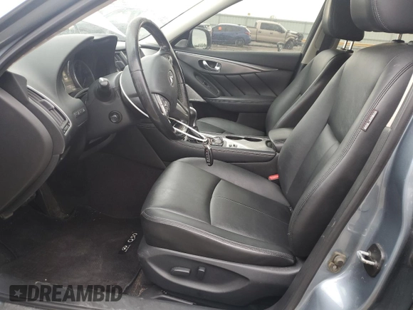 2017 Infiniti Q50 Signature Edition with VIN JN1EV7AR1HM835769, listed as a Copart auction lot 55125745 with 97,290 mi miles and Salvage title. Bid and sale history available at DreamBid. Image 7.