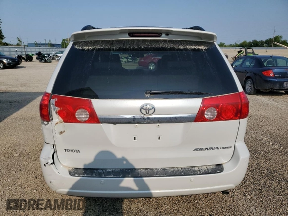 2008 Toyota Sienna XLE with VIN 5TDZK22C98S177112, listed as a Copart auction lot 58806545 with 157,095 mi miles and Salvage title. Bid and sale history available at DreamBid. Image 6.