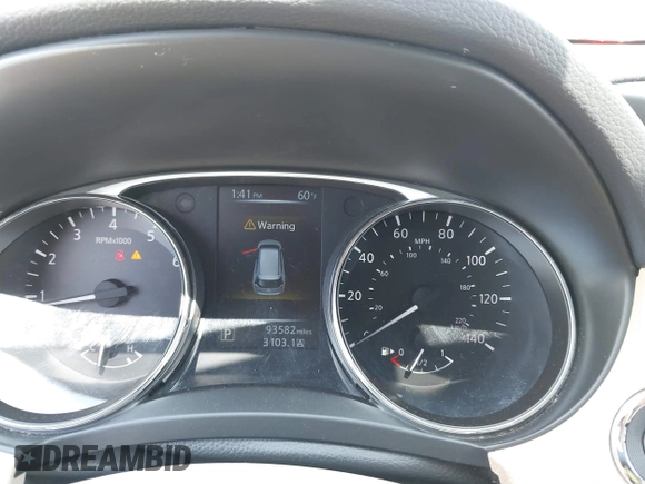 2014 Nissan Rogue SV with VIN 5N1AT2MT0EC849834, listed as a IAAI auction lot 41990792 with 93,582 mi miles and . Bid and sale history available at DreamBid. Image 7.
