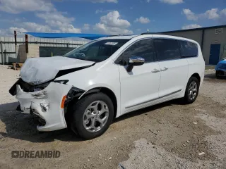 2023 Chrysler Pacifica Limited with VIN 2C4RC3GG8PR604754, listed as a Copart auction lot 51057305 with 22,193 mi miles and Non repairable. Bid and sale history available at DreamBid. Image 1.