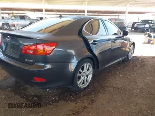 2007 Lexus IS with VIN JTHBK262772038927, listed as a IAAI auction lot 42007976 with 180,737 mi miles. Bid and sale history available at carsss.com. Image 4.