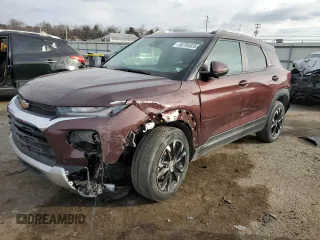 2022 Chevrolet TrailBlazer LT with VIN KL79MRSL0NB135771, listed as a Copart auction lot 45784035 with 41,468 mi miles and Salvage Title. Bid and sale history available at carsss.com. Image 1.
