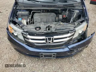 2014 Honda Odyssey EX-L with VIN 5FNRL5H61EB015958, listed as a Copart auction lot 62747765 with Not provided miles and Salvage title. Bid and sale history available at DreamBid. Image 12.