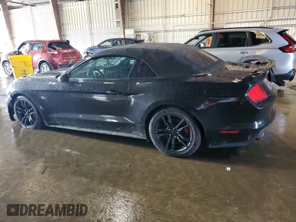 2016 Ford Mustang GT Premium z VIN 1FATP8FF0G5216727, wystawiony jako Copart lot #80497454 z przebiegiem Nie podano mil oraz Szkoda całkowita • Salvage title. Historia ofert i sprzedaży dostępna na DreamBid. Obrazek 2.