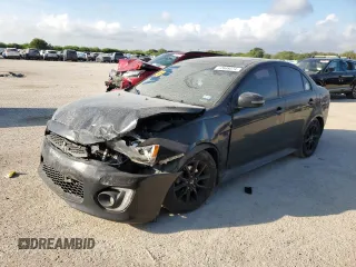 2017 Mitsubishi Lancer ES with VIN JA32U2FU6HU010960, listed as a Copart auction lot 72648074 with 107,524 mi miles and Salvage Title. Bid and sale history available at carsss.com. Image 1.