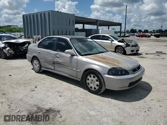 1998 Honda Civic DX with VIN 2HGEJ6626WH597949, listed as a Copart auction lot 71172154 with 158,081 mi miles and Salvage Title. Bid and sale history available at carsss.com. Image 11.