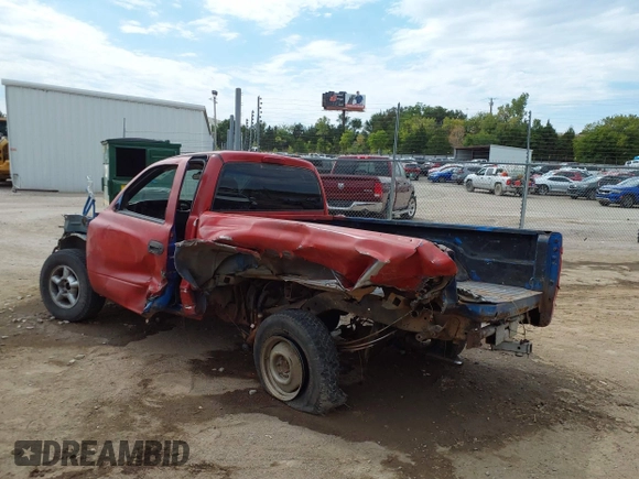 1998 Dodge Dakota SLT with VIN 1B7FL26X4WS647242, listed as a IAAI auction lot 40359679 with Not Provided miles and . Bid and sale history available at carsss.com. Image 3.