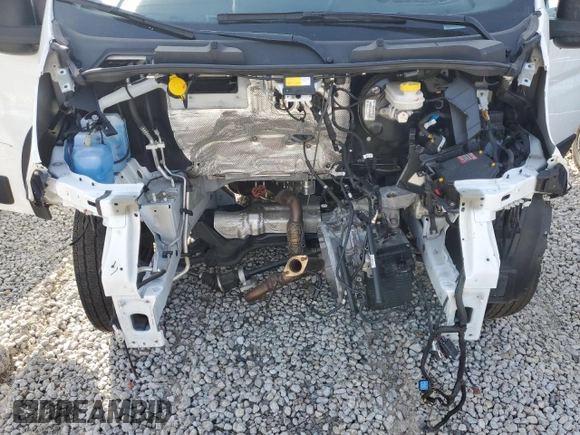 2023 Ram ProMaster Cargo with VIN 3C6LRVVG9PE551204, listed as a Copart auction lot 49501805 with 28,831 mi miles and Salvage Title. Bid and sale history available at DreamBid. Image 11.