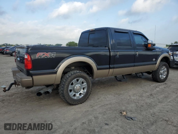 2014 Ford F-350 XLT with VIN 1FT8W3BT4EEB01188, listed as a Copart auction lot 55171925 with 273,834 mi miles and Salvage Title. Bid and sale history available at DreamBid. Image 3.