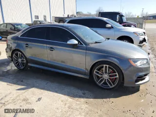 2015 Audi A3 2.0T Premium with VIN WAUBFGFFXF1064087, listed as a Copart auction lot 48153875 with 135,524 mi miles and Salvage Title. Bid and sale history available at carsss.com. Image 4.