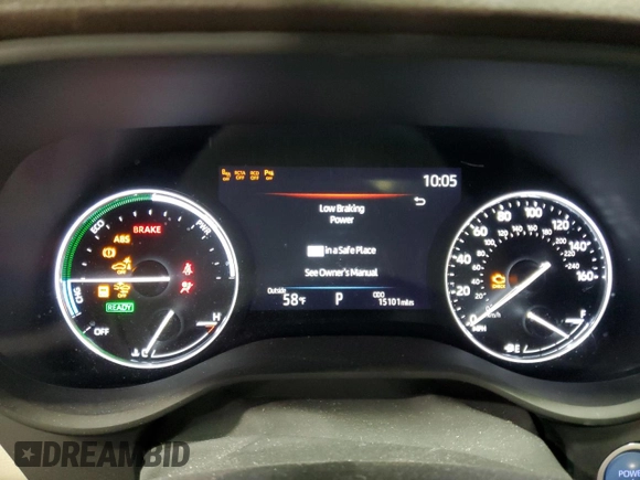 2023 Toyota Sienna Platinum with VIN 5TDESKFC1PS097942, listed as a Copart auction lot 50408805 with 15,101 mi miles and Salvage Title. Bid and sale history available at DreamBid. Image 9.