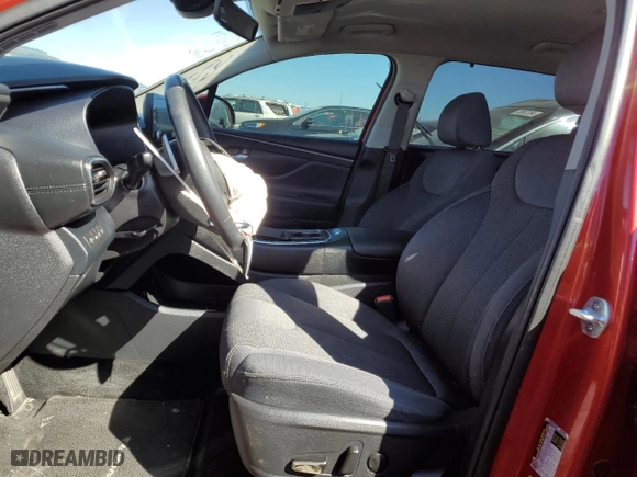 2021 Hyundai Santa Fe SEL with VIN 5NMS6DAJ7MH321903, listed as a Copart auction lot 43442425 with 51,181 mi miles and Salvage Title. Bid and sale history available at carsss.com. Image 7.