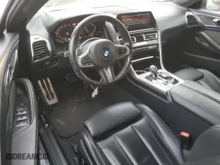 2019 BMW 8 Series M850i xDrive with VIN WBAFY4C54KBX39281, listed as a Copart auction lot 43638835 with 31,657 mi miles and Salvage Title. Bid and sale history available at carsss.com. Image 8.