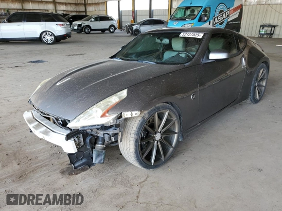 2012 Nissan 370Z Touring with VIN JN1AZ4EH9CM564312, listed as a Copart auction lot 52127525 with 134,465 mi miles and Salvage Title. Bid and sale history available at carsss.com. Image 1.