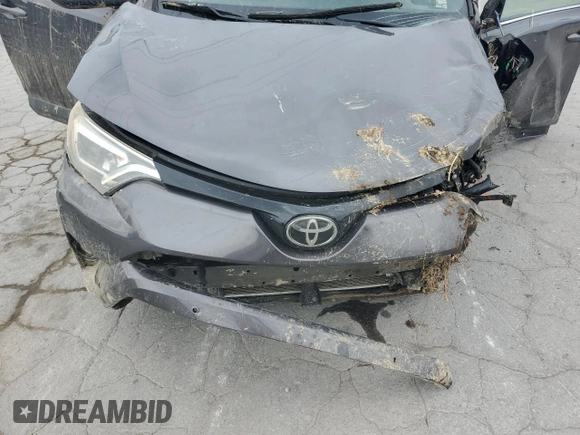 2017 Toyota RAV4 SE with VIN 2T3JFREVXHW608093, listed as a Copart auction lot 57396445 with 46,835 mi miles and Salvage title. Bid and sale history available at DreamBid. Image 11.