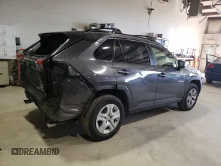 2019 Toyota RAV4 LE with VIN JTMG1RFV3KJ007024, listed as a Copart auction lot 53364185 with 92,591 mi miles and Salvage Title. Bid and sale history available at carsss.com. Image 3.