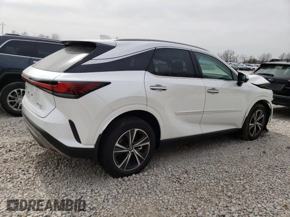 2024 Lexus RX with VIN 2T2BAMCA0RC045777, listed as a Copart auction lot 44152454 with 1,222 mi miles and Salvage Title. Bid and sale history available at carsss.com. Image 3.