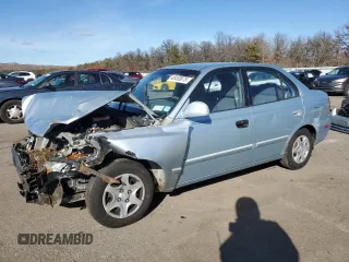 2003 Hyundai Accent GL with VIN KMHCG45C23U428132, listed as a Copart auction lot 45493875 with 0 mi miles and Salvage Title. Bid and sale history available at carsss.com. Image 1.