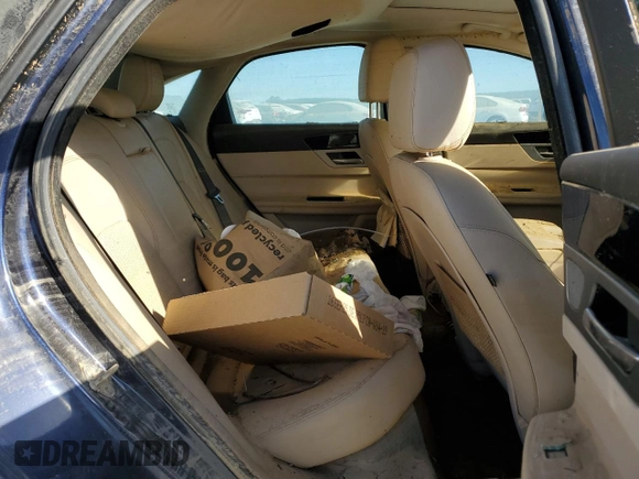 2017 Jaguar XF 35t Prestige with VIN SAJBE4BV9HCY33365, listed as a Copart auction lot 74509854 with 0 mi miles and Salvage Title. Bid and sale history available at carsss.com. Image 10.