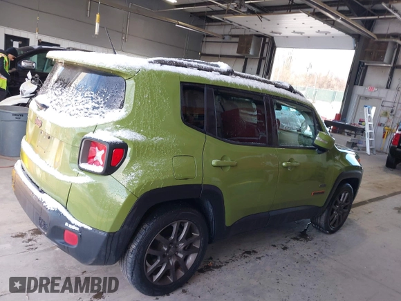 2016 Jeep Renegade Latitude with VIN ZACCJABW0GPC84719, listed as a IAAI auction lot 41375338 with 90,143 mi miles and . Bid and sale history available at DreamBid. Image 13.