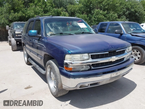 2005 Chevrolet Tahoe Z71 with VIN 1GNEC13T35R205945, listed as a IAAI auction lot 42584823 with 183,432 mi miles and . Bid and sale history available at DreamBid. Image 1.