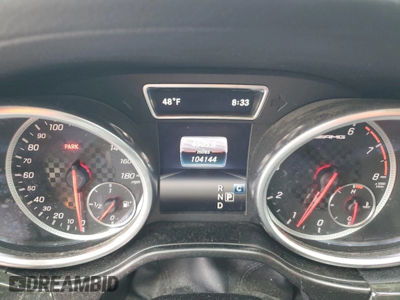 2019 Mercedes-Benz GLE 43 AMG with VIN 4JGED6EB5KA137564, listed as a Copart auction lot 57213595 with 104,144 mi miles and Salvage title. Bid and sale history available at DreamBid. Image 9.