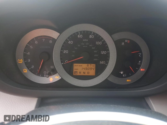 2006 Toyota RAV4 Limited with VIN JTMBD31V065006286, listed as a Copart auction lot 58023045 with 149,094 mi miles and Salvage title. Bid and sale history available at DreamBid. Image 9.