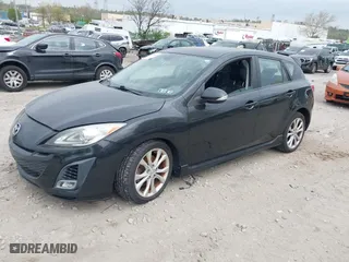 2010 Mazda Mazda3 s Sport with VIN JM1BL1H61A1206440, listed as a IAAI auction lot 42045853 with 1 mi miles. Bid and sale history available at carsss.com. Image 2.