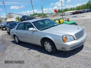 2002 Cadillac DeVille z VIN 1G6KD54Y42U233534, wystawiony jako IAAI lot #42235307 z przebiegiem 95 945 mil mil oraz . Historia ofert i sprzedaży dostępna na DreamBid. Obrazek 1.