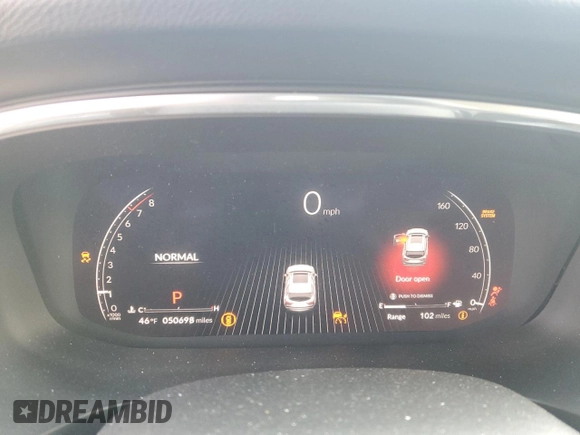 2022 Acura MDX with VIN 5J8YE1H34NL001829, listed as a Copart auction lot 51381795 with 50,698 mi miles and Salvage Title. Bid and sale history available at carsss.com. Image 9.