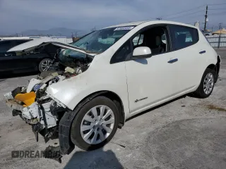 2017 Nissan LEAF S with VIN 1N4BZ0CP0HC302380, listed as a Copart auction lot 52856955 with 53,141 mi miles and Salvage title. Bid and sale history available at DreamBid. Image 1.