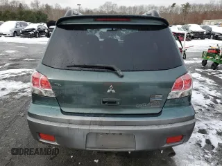 2003 Mitsubishi Outlander XLS with VIN JA4LZ41G63U069000, listed as a Copart auction lot 44529165 with 248,957 mi miles and Salvage Title. Bid and sale history available at carsss.com. Image 6.