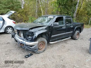 2007 GMC Canyon SLE1 with VIN 1GTDS13E878121895, listed as a Copart auction lot 75180194 with 345,915 mi miles and Salvage Title. Bid and sale history available at carsss.com. Image 1.