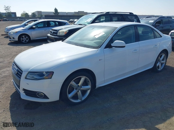 2012 Audi A4 2.0T Premium Plus with VIN WAUFFAFL2CN012462, listed as a IAAI auction lot 42084553 with 113,271 mi miles. Bid and sale history available at carsss.com. Image 2.