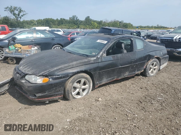 2003 Chevrolet Monte Carlo SS with VIN 2G1WX15K239315004, listed as a Copart auction lot 71044644 with 193,917 mi miles and Salvage Title. Bid and sale history available at carsss.com. Image 1.