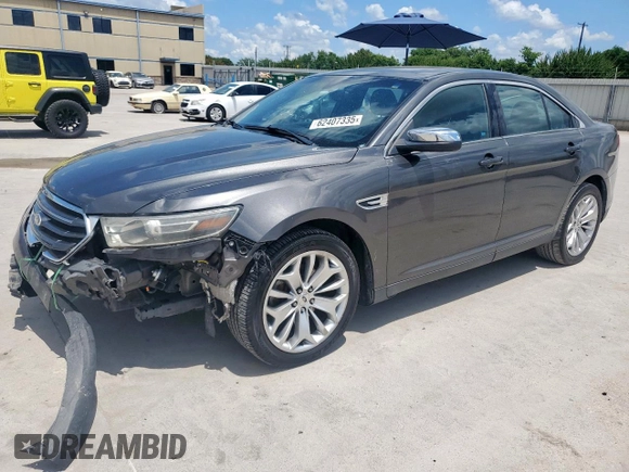 2015 Ford Taurus Limited with VIN 1FAHP2F87FG114302, listed as a Copart auction lot 62407335 with 162,107 mi miles and Salvage title. Bid and sale history available at DreamBid. Image 1.