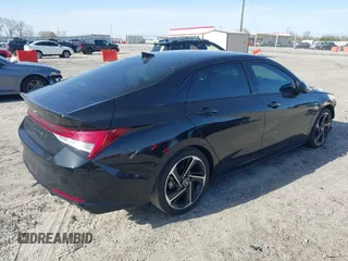 2023 Hyundai Elantra N Line z VIN KMHLR4AF9PU609633, wystawiony jako IAAI lot #41758887 z przebiegiem 24 000 mil mil oraz . Historia ofert i sprzedaży dostępna na DreamBid. Obrazek 4.