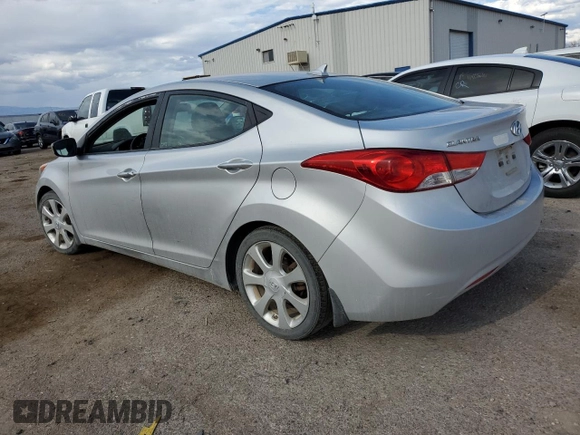 2013 Hyundai Elantra Limited with VIN KMHDH4AE2DU780802, listed as a Copart auction lot 56385425 with 163,853 mi miles and Clean Title. Bid and sale history available at DreamBid. Image 2.