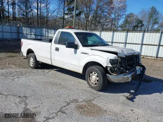 2014 Ford F-150 XL with VIN 1FTNF1CF2EKF90191, listed as a IAAI auction lot 41051891 with 125,850 mi miles. Bid and sale history available at carsss.com. Image 1.