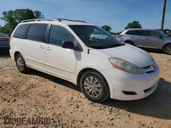 2008 Toyota Sienna CE with VIN 5TDZK23C18S207248, listed as a Copart auction lot 54570195 with 296,000 mi miles and Clean Title. Bid and sale history available at carsss.com. Image 4.