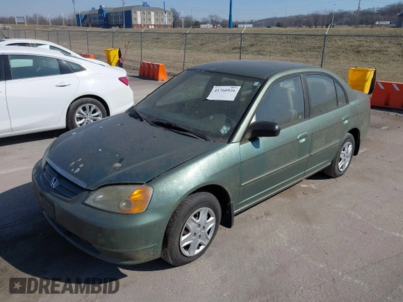 2003 Honda Civic LX with VIN 1HGES16593L019661, listed as a IAAI auction lot 41760926 with 40,230 mi miles and . Bid and sale history available at DreamBid. Image 2.