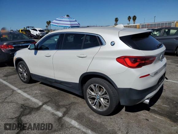 2019 BMW X2 sDrive28i with VIN WBXYJ3C57KEP77485, listed as a Copart auction lot 46345725 with 80,811 mi miles and Salvage Title. Bid and sale history available at carsss.com. Image 2.