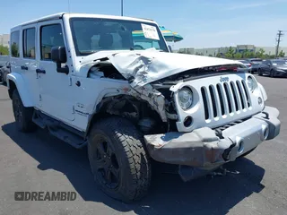 2017 Jeep Wrangler Unlimited Sahara with VIN 1C4BJWEG1HL624589, listed as a IAAI auction lot 42474170 with 81,130 mi miles and . Bid and sale history available at DreamBid. Image 1.