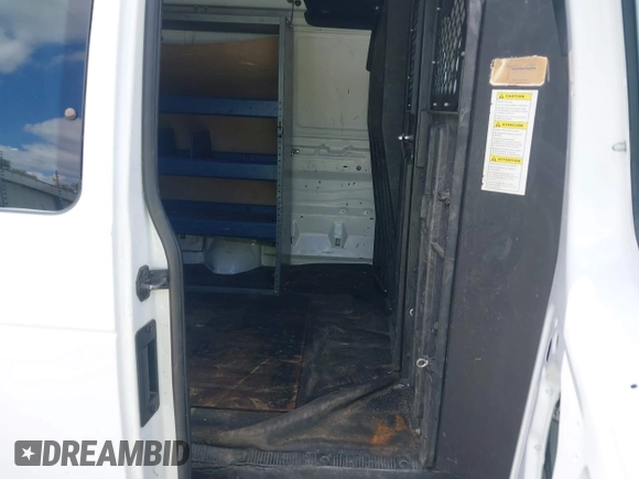 2011 Ford Econoline Cargo Commercial with VIN 1FTNE1EW6BDA58877, listed as a IAAI auction lot 40198855 with 179,416 mi miles and . Bid and sale history available at carsss.com. Image 8.